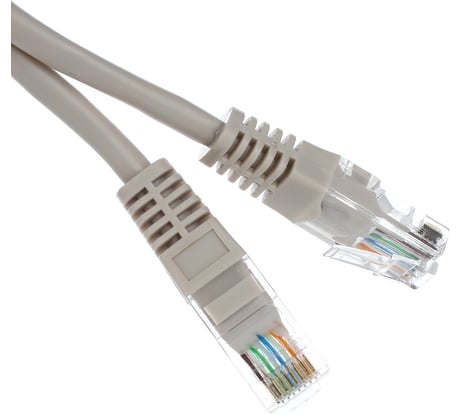 Патчкорд AOpen/Qust литой UTP кат.5е 15м серый ANP511-15M