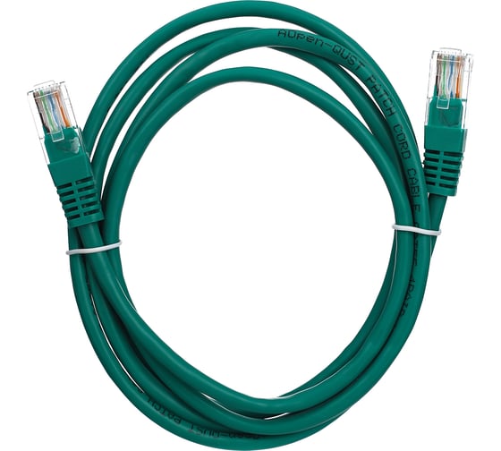 Патчкорд AOpen/Qust литой UTP кат.5е 1,5м зеленый ANP511-1.5M-G