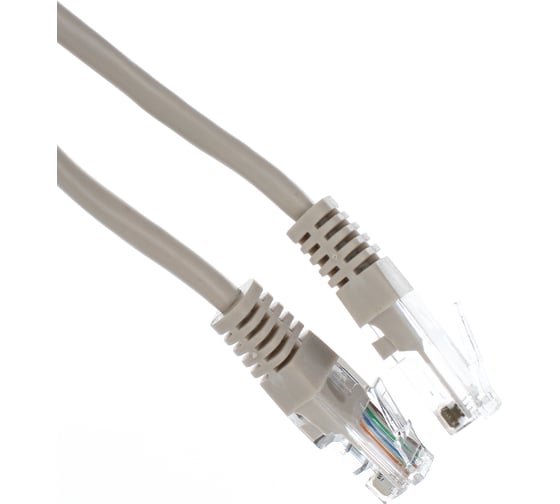 Патчкорд AOpen/Qust литой UTP кат.5е 20м серый ANP511-20M