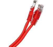 Патчкорд AOpen/Qust литой UTP кат.5е 1,5м красный ANP511-1.5M-R