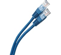 Патчкорд AOpen/Qust литой UTP кат.5е 1,5м синий ANP511-1.5M-B