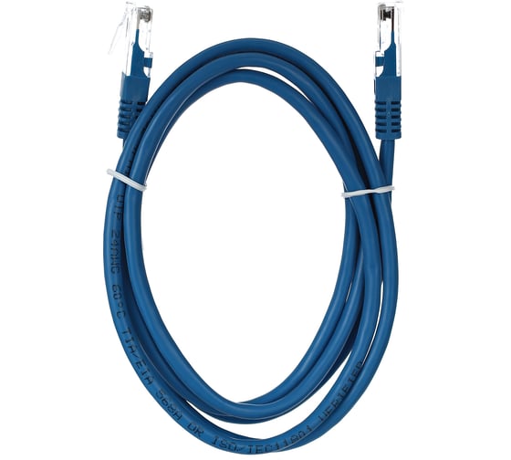 Патчкорд AOpen/Qust литой UTP кат.5е 1,5м синий ANP511-1.5M-B