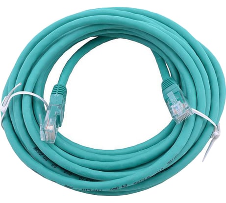 Патчкорд AOpen/Qust литой UTP кат.5е 15м зеленый ANP511-15M-G