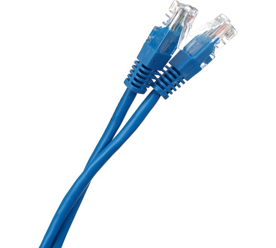 Патчкорд AOpen/Qust литой UTP кат.5е 5м синий ANP511-5M-B