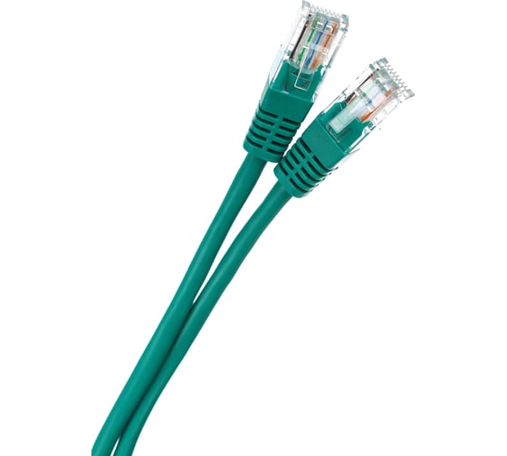 Патчкорд AOpen/Qust литой UTP кат.5е 10м зеленый ANP511-10M-G