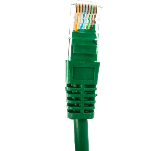 Патчкорд AOpen/Qust литой UTP кат.5е 10м зеленый ANP511-10M-G