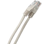 Патчкорд AOpen/Qust литой UTP кат.5е 10м серый ANP511-10M