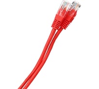Патчкорд AOpen/Qust литой UTP кат.5е 10м красный ANP511-10M-R