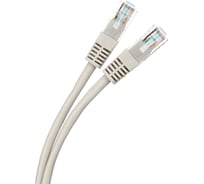Патчкорд AOpen/Qust литой UTP кат.5е 1,5м серый ANP511-1.5M
