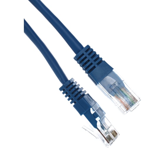 Патчкорд AOpen/Qust литой UTP кат.5е 20м синий ANP511-20M-B