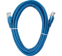 Патчкорд AOpen/Qust литой UTP кат.5е 3м синий ANP511-3M-B