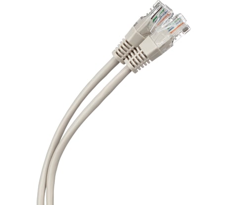 Патчкорд AOpen/Qust литой UTP кат.5е 5м серый ANP511-5M