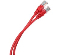 Патчкорд AOpen/Qust литой UTP кат.5е 15м красный ANP511-15M-R