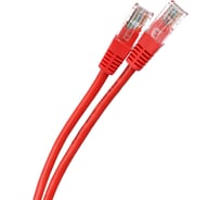 Патчкорд AOpen/Qust литой UTP кат.5е 5м красный ANP511-5M-R