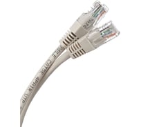 Патчкорд AOpen/Qust литой UTP кат.5е 2м серый ANP511-2M