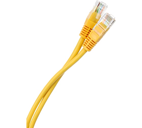 Патчкорд AOpen/Qust литой UTP кат.5е 10м желтый ANP511-10M-Y