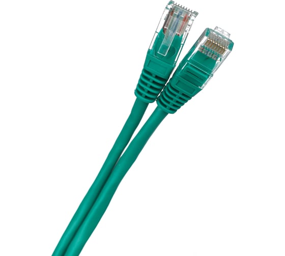 Патчкорд AOpen/Qust литой UTP кат.5е 2м зеленый ANP511-2M-G