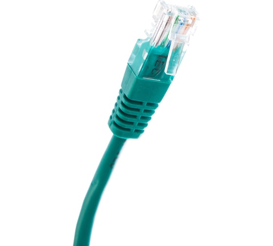 Патчкорд AOpen/Qust литой UTP кат.5е 2м зеленый ANP511-2M-G
