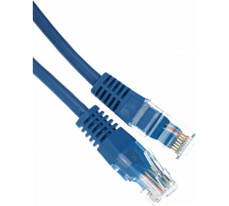 Патчкорд AOpen/Qust литой UTP кат.5е 15м синий ANP511-15M-B