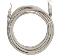 Патчкорд AOpen/Qust литой UTP кат.5е 3м серый ANP511-3M