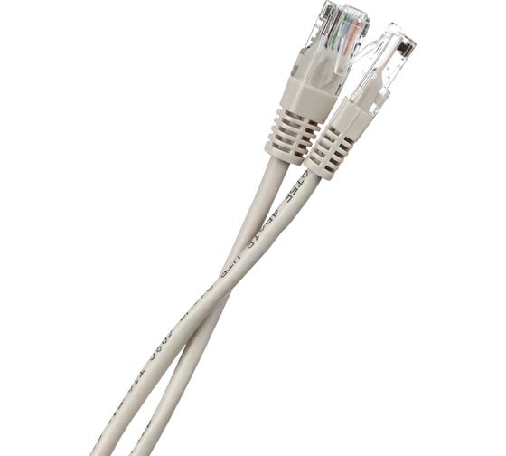 Патчкорд AOpen/Qust литой UTP кат.5е 3м серый ANP511-3M