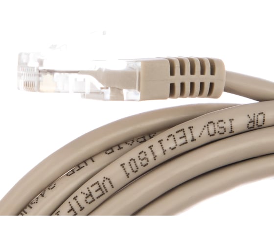 Патчкорд AOpen/Qust литой UTP кат.5е 3м серый ANP511-3M