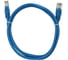 Патчкорд AOpen/Qust литой UTP кат.5е 1м синий ANP511-1M-B 2