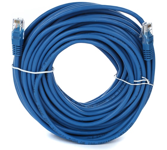 Патчкорд AOpen/Qust литой UTP кат.5е 10м синий ANP511-10M-B
