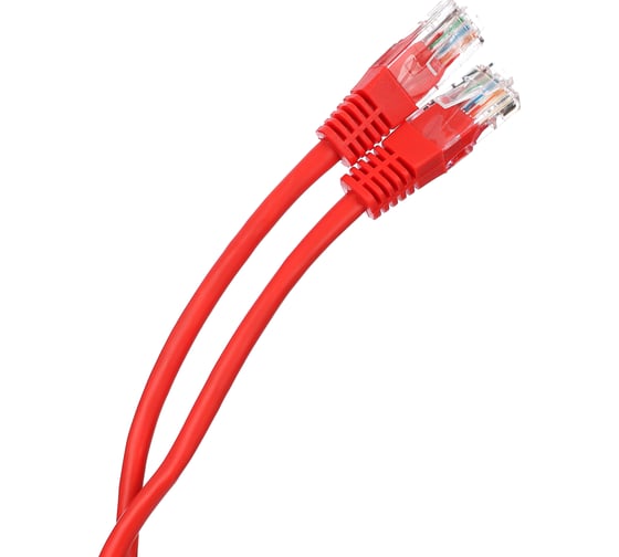 Патчкорд AOpen/Qust литой UTP кат.5е 20м красный ANP511-20M-R 1