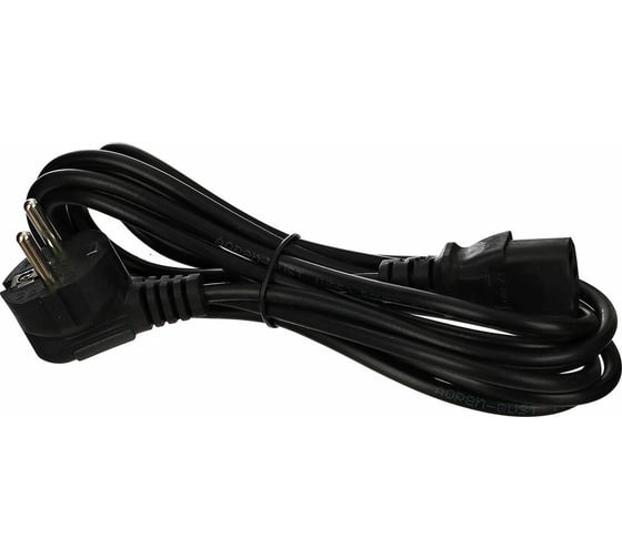 Компьютерный кабель AOpen/Qust розетка 220V угловая Евровилка VDE 3G*0,5mm2 3,0m Aopen ACE021-3M