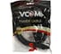 Кабель компьютер-розетка VCOM 220V, угловая евровилка, VDE 3G*1mm2 CE021-CU1.0-1.8M 2