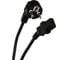 Кабель компьютер-розетка VCOM 220V, угловая евровилка, VDE 3G*1mm2 CE021-CU1.0-1.8M 3