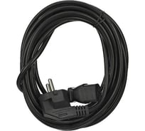 Кабель компьютер-розетка VCOM 220V, угловая евровилка, VDE 3G*0,5mm2 CE021-CU0.5-5M