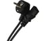 Кабель компьютер-розетка VCOM 220V, угловая евровилка, VDE 3G*0,5mm2 CE021-CU0.5-5M 2