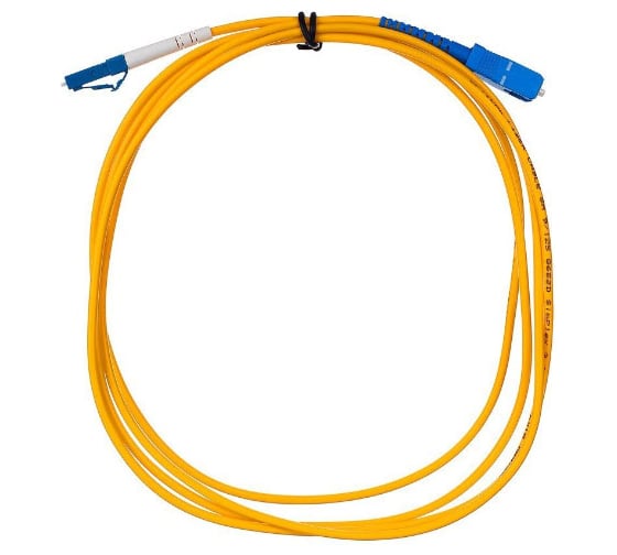 Оптический шнур VCOM LC-SC, UPC, одномодовый, Simplex VSU302-2M 1