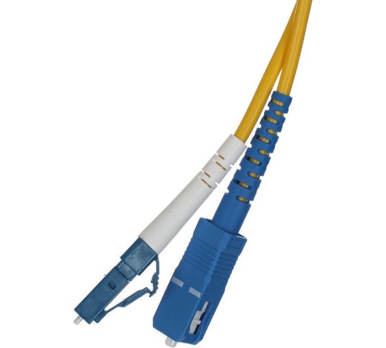Оптический шнур VCOM  LC-SC, UPC, одномодовый, Simplex VSU302-1M