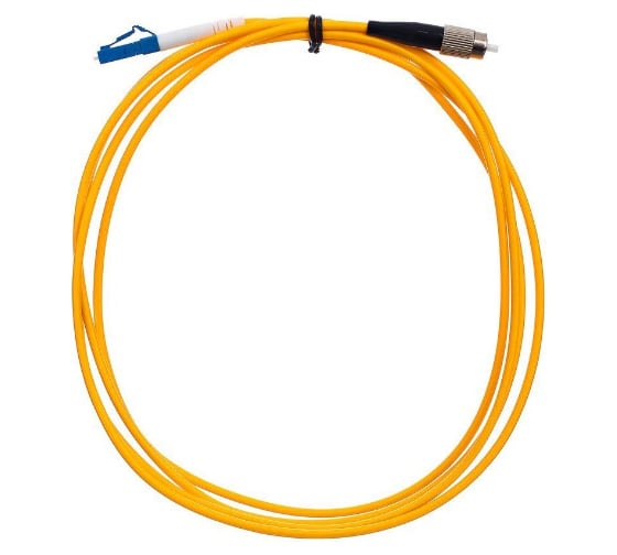 Оптический шнур VCOM LC-FC, UPC, одномодовый, Simplex VSU301-2M