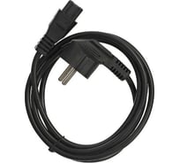 Кабель питания для ноутбуков VCOM 3-pin /угловая евровилка/ VDE 3G*0.5mm2 CE022-CU0.5-1.8M