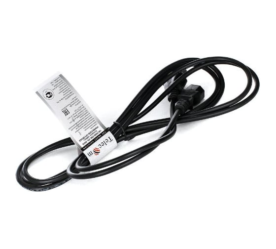 Кабель монитор-компьютер Telecom /UPS-устройство/ 220V, IEC-320-C13/C14 TP020-3.0-BK