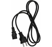 Кабель компьютер-розетка Telecom 220V EU /прямой/ VDE 3GX0,75mm2, медь, TE021-CU0.75-1.8M