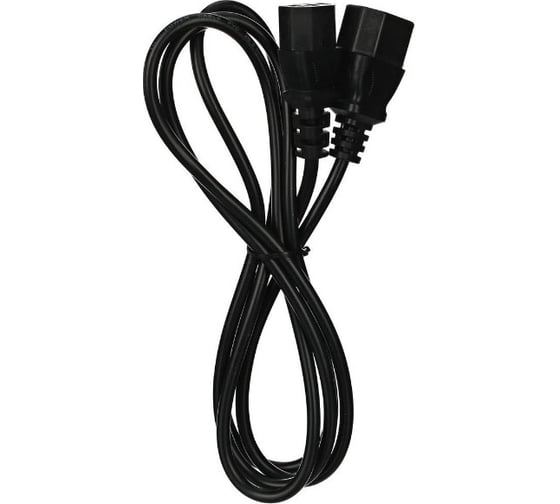 Кабель Telecom UPS-устройство 220V, IEC-320-C13 - C14, VDE, 3G0,5mm2, медь TE001-CU0.5-1.8M 1