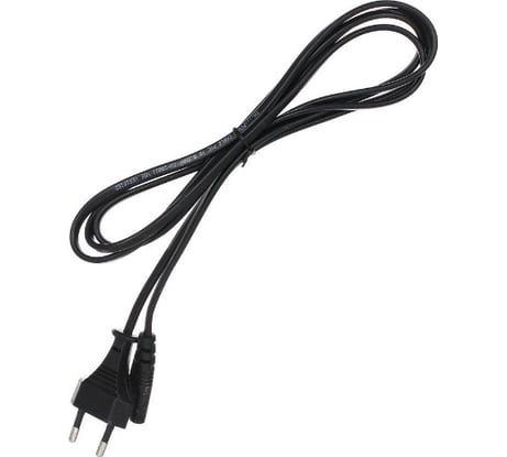 Кабель для аудио-видео техники Telecom IEC-320-C7 - розетка 220V, 2-pin, черный TP228-1.8-B