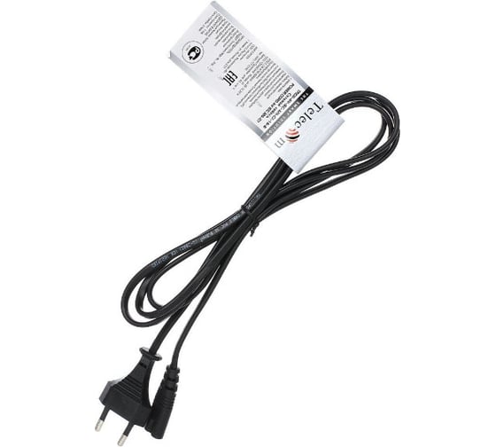 Кабель для аудио-видео техники Telecom IEC-320-C7 - розетка 220V, 2-pin, черный TP228-1.8-B