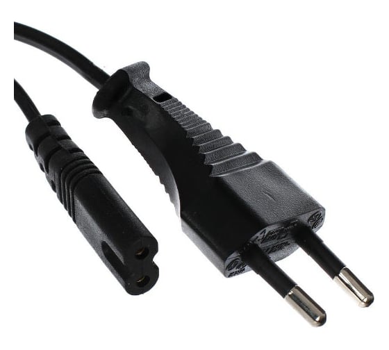 Кабель для аудио-видео техники Telecom IEC-320-C7 - розетка 220V, 2-pin, черный TP228-1.8-B