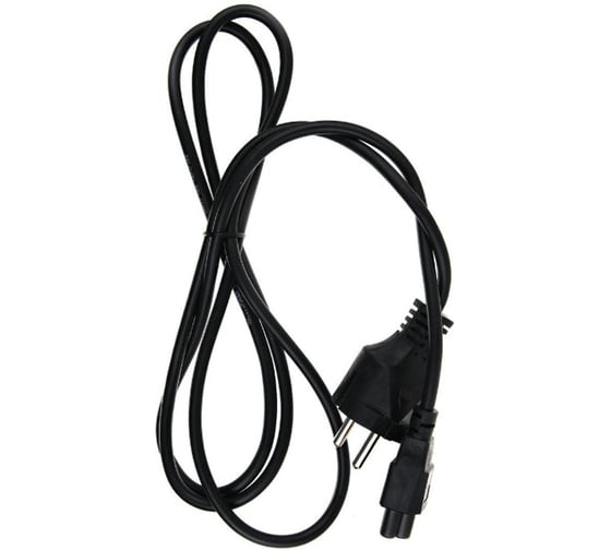 Кабель питания для ноутбуков Telecom 3-pin, с заземлением, 220V /EURO/ 1.8м, медь TE022-CU0.5-1.8M 1