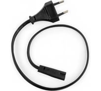 Кабель питания техники Cablexpert CEE 7/16 - C7, 0,5м, VDE, 2-pin, 2х0,75, черный PC-184-VDE-0.5M