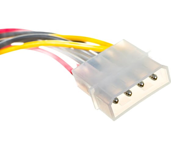 Кабель питания SATA Cablexpert molex 4pin/molex4pin+sata 15pin, 15см, на 2 устройства CC-SATA-PSY2