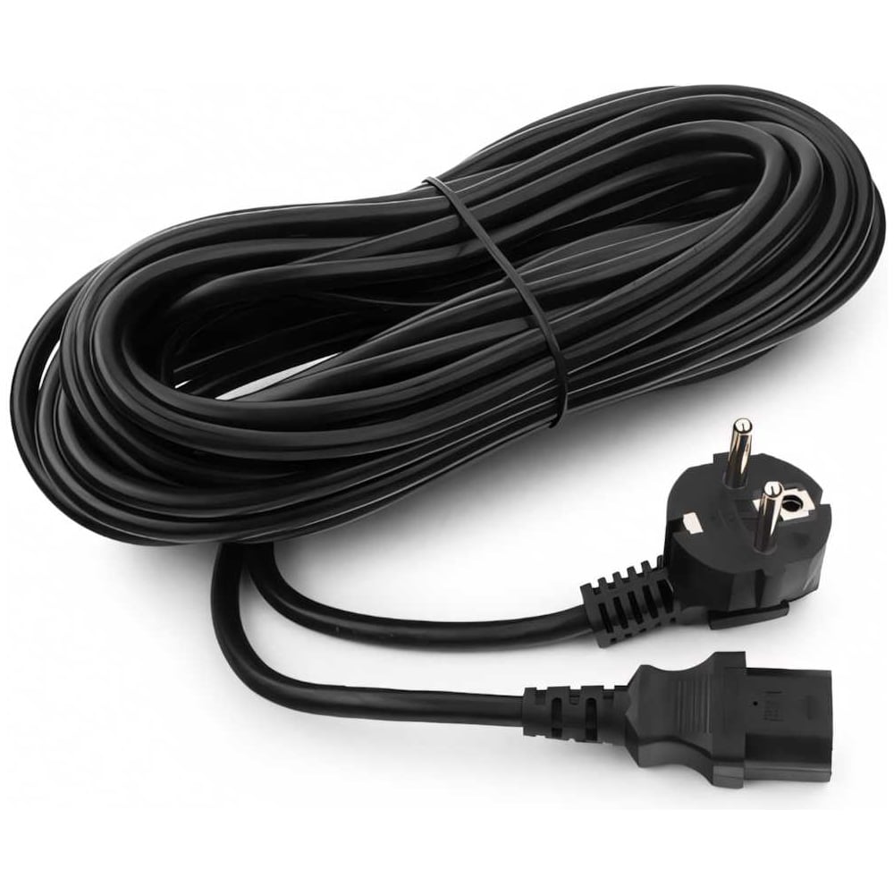 Кабель питания Cablexpert Schuko-C13, 10м, 3x1кв.мм, черный, с ...