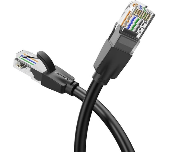 Патч-корд прямой VENTION UTP cat.6 RJ45 - 8м. Черный IBEBK