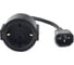 Кабель питания Cablexpert, 15 см, C14 - евророзетка, PC-SFC14M-01 1